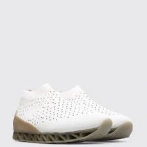 Camper Lab x Willhem together collab Himilayan low textured sock sneaker w/ fur